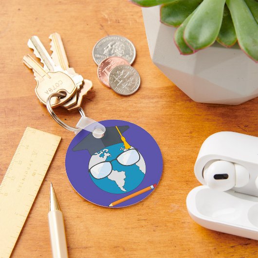 Porte-clés Monde instruit