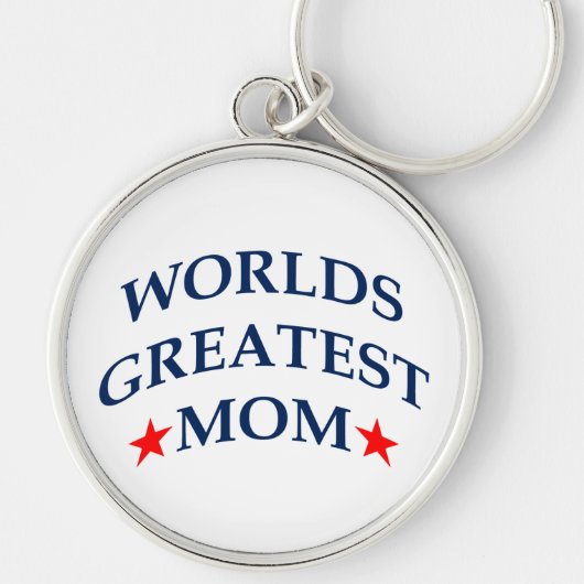 Porte-clés Monde la plus grande maman (Devant)
