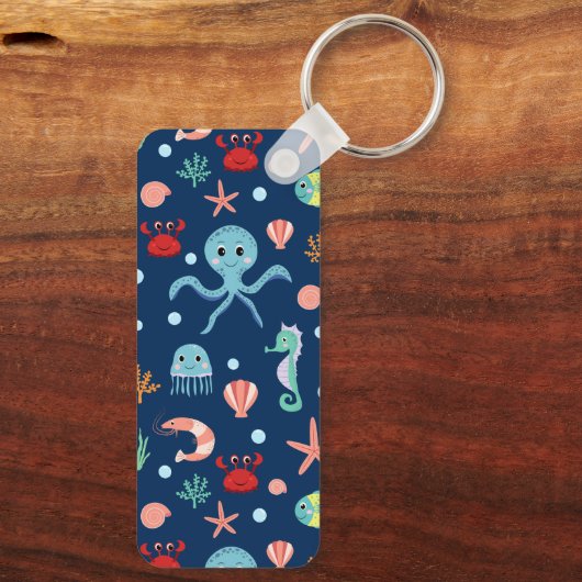 Porte-clés Monde marin (Verso)