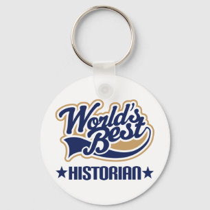 Porte-clés Monde meilleur historien