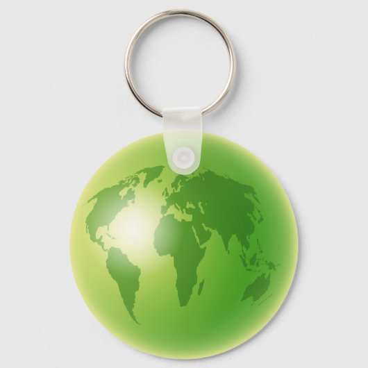 Porte-clés Monde vert (Recto)