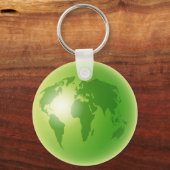 Porte-clés Monde vert (Recto)