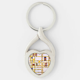 Porte-clés Mondrian - Broadway Boogie Woogie