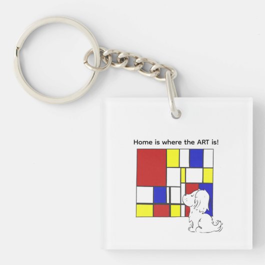 Porte-clés Mondrian Inspired Chamomile (Devant)