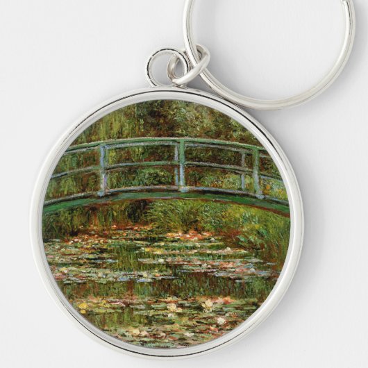 Porte-clés Monet French Japanese Bridge Art (Devant)