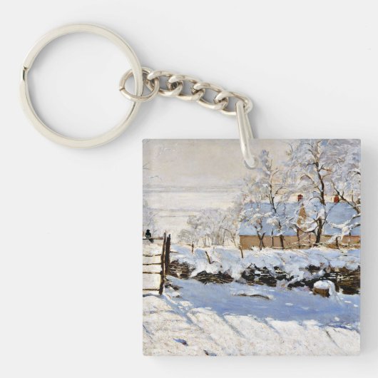 Porte-clés Monet - La Magpie (Devant)