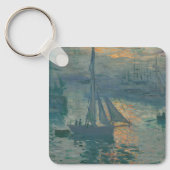 Porte-clés Monet Sunrise Marine Impressionnisme peinture (Recto)