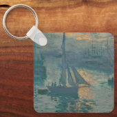 Porte-clés Monet Sunrise Marine Impressionnisme peinture (Recto)