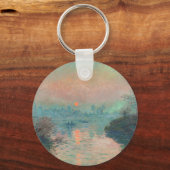 Porte-clés Monet Sunset Seine Beaux-Art Impressionnisme (Recto)