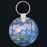 Porte-clés Monet : Water Lys 1919, célèbre peinture,<br><div class="desc">Claude Monet : Water Lilies,  1919,  beau tableau d'art</div>