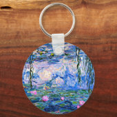 Porte-clés Monet : Water Lys 1919, célèbre peinture, (Recto)