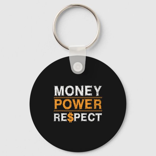 Porte-clés Money Wer Respect Rap Lover Entrepreneur Christmas (Recto)