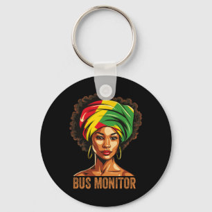 Porte-clés Moniteur de bus Afro Afro-Américain Histoire noire