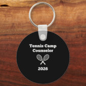 Porte-clés Moniteur de camp de tennis 2026 (Recto)