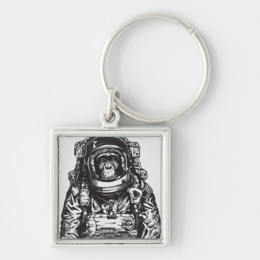 Porte-clés Monkey Astronaut (Devant)