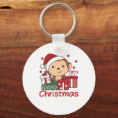 Porte-clés Monkey Christma (Recto)