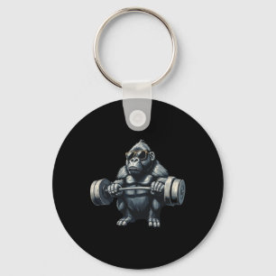 Porte-clés Monkey Gorilla Bodybuilding Muscles Fitness Salle