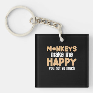 Porte-clés Monkey Me Rend Heureux