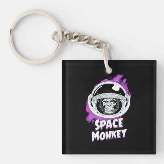 Porte-clés Monkey Space (Devant)