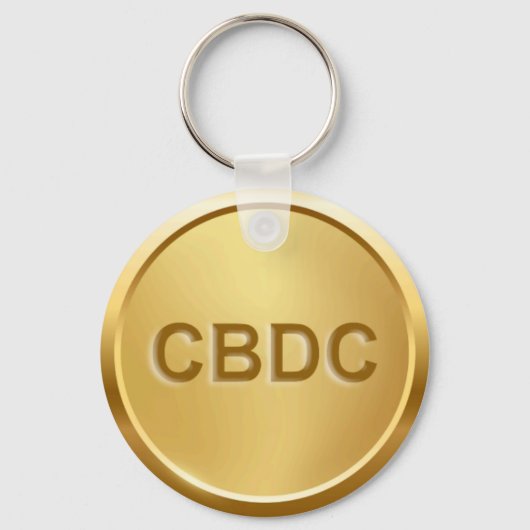 Porte-clés Monnaie centrale CBDC (Recto)