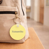 Porte-clés Monogram and Name Sunflower and Butterfly Keychain