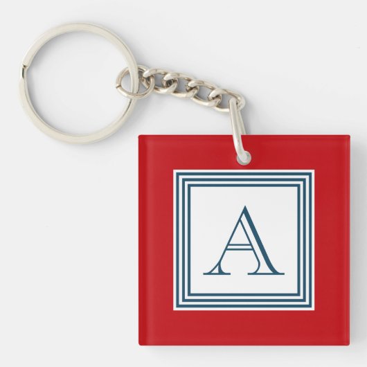 Porte-clés Monogram design (Devant)