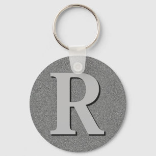 Porte-clés Monogram Letter R