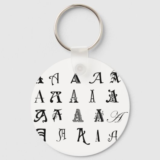 Porte-clés Monogramme "A" (Recto)