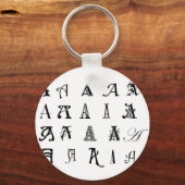 Porte-clés Monogramme "A" (Recto)