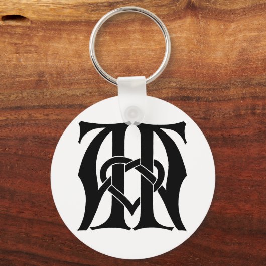 Porte-clés Monogramme AA (Recto)