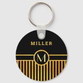 Porte-clés monogramme Art déco (Recto)