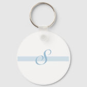 Porte-clés Monogramme bleu S (Recto)