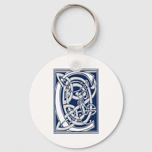 Porte-clés Monogramme C celtique (Recto)
