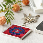 Porte-clés Monogramme Carré de surface (Côté)