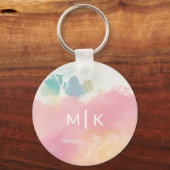 Porte-clés Monogramme | Ce que j'ai vu au réveil (Recto)