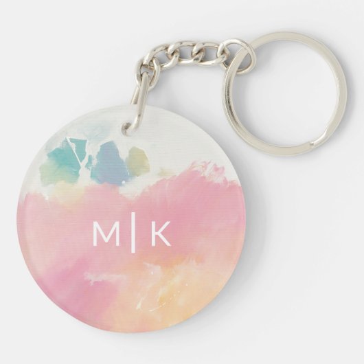 Porte-clés Monogramme | ce que j'ai vu lors du réveil (Dos)