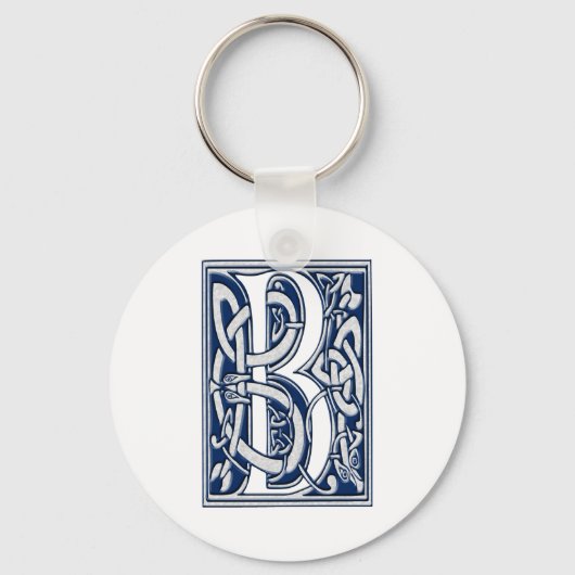 Porte-clés Monogramme Celtique B (Recto)