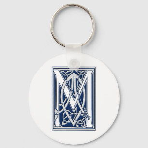 Porte-clés Monogramme celtique de M
