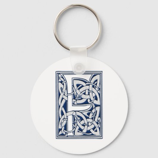 Porte-clés Monogramme Celtique F (Recto)