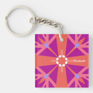 Porte-clés Monogramme clé de vie