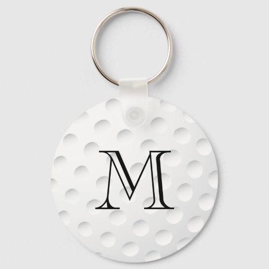 Porte-clés Monogramme de balle de golf (Recto)