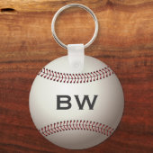 Porte-clés Monogramme de baseball (Recto)