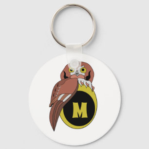 Porte-clés Monogramme de Chouette de l'Est