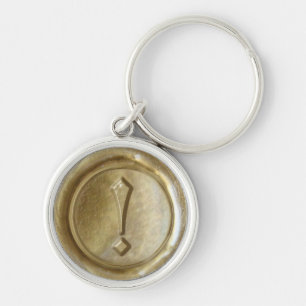 Porte-clés Monogramme de cire de phoque - Or - Vieux anglais 