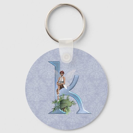 Porte-clés Monogramme de fée K (Recto)