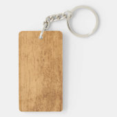 Porte-clés Monogramme de guitare en bois (Dos)