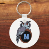Porte-clés Monogramme de la goutte d'effroi (Recto)