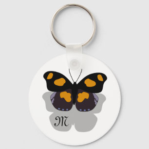 Porte-clés Monogramme de l'ombre des papillons du fabricant