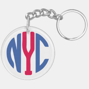 Porte-clés monogramme de New York