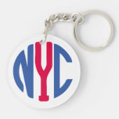 Porte-clés monogramme de New York (Dos)
